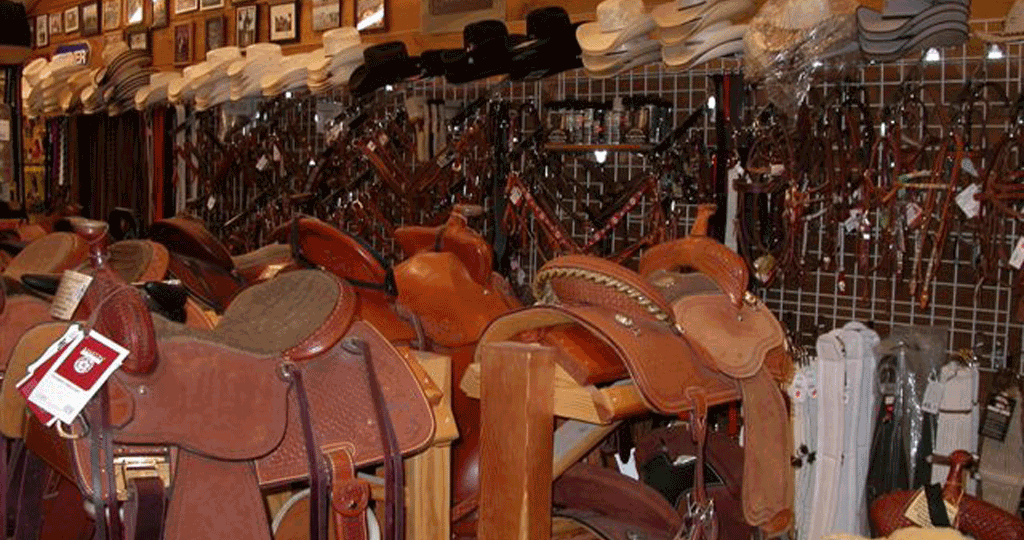 Check out our saddles and hats.